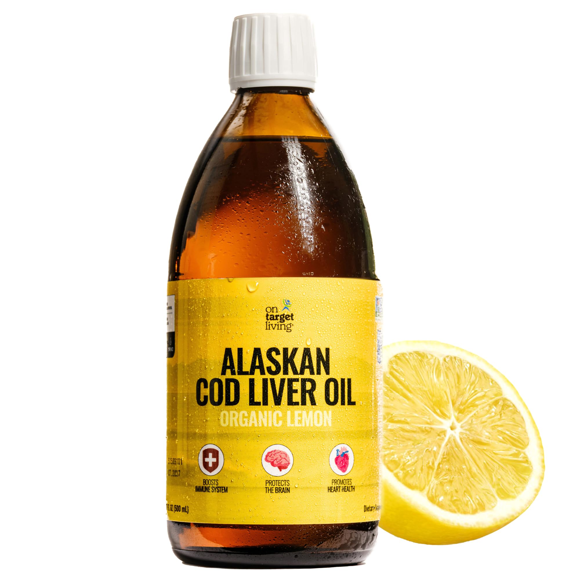 Amazon.com: On Target Living Alaskan Cod Liver Oil Liquid